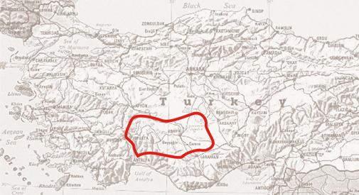Transanatolia rally - Map